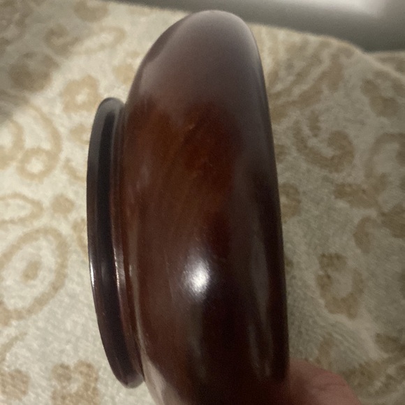 RARE Eddie Bauer photo frame-book ends 9.5x8.5”+Caribcraft Mahogany🥣5x1.75” - Picture 13 of 15